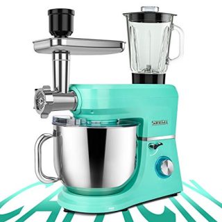 SanLidA 6-IN-1 Stand Mixer, 9.5 Qt. 10-Speed Multifunctional Electric Kitchen Mixer with 9 Accessories for Most Home Cooks, SM-1507BM, Mojito Green