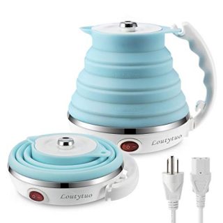 Electric Kettle with Separable Power Cord and Handle