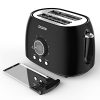 2 Slice Toaster, SACVON Stainless Steel Bagel Toaster with Big Timer - Image 5