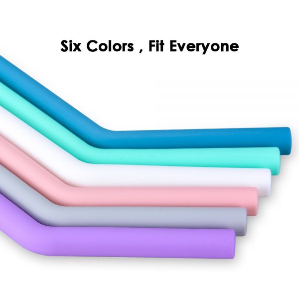 15 Pack Food grade Silicone Straws Reusable Flexibl - Image 4