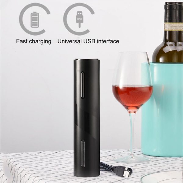 Electric Wine Bottle Opener Corkscrew Foil Cutter - Image 4