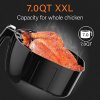 6-in-1 7 Quart Air Fryer, 1800-Watt Hot Airfryer Oven - Image 2
