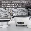 BLACK+DECKER, 6-Cup Cooked/3-Cup Uncooked Rice Cooker and Food Steamer - Image 3