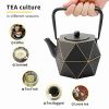 Tea Kettle, TOPTIER Japanese Cast Iron Teapot with Stainless Steel Infuser - Image 7
