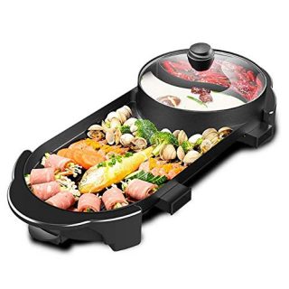 SEAAN Electric Grill Indoor Hot Pot Multifunctional