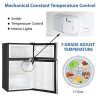 2 Door Mini Fridge with freezer - Image 9