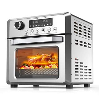 Toaster Oven Air Fryer Oven Broil, Toast, Dehydrate, Pizza