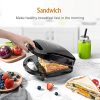 OSTBA Sandwich Maker 3-in-1 Waffle Iron, 750W Panini Press Grill - Image 3