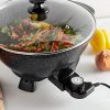 VonShef 7.4Qt Electric Wok with Lid – Adjustable Temperature Control - Image 6