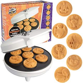 Halloween Mini Waffle Maker - 7 Different Spooky Designs