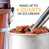 Nostalgia Electric Bucket Ice Cream Maker With Easy-Carry Handle - Image 3