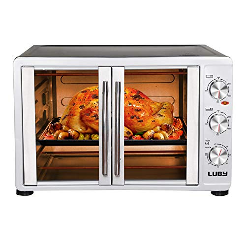 Luby Large Toaster Oven Countertop French Door Designed