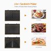 OSTBA Sandwich Maker 3-in-1 Waffle Iron, 750W Panini Press Grill - Image 7