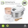 Aroma Housewares Ceramic Rice Cooker/Multicooker, White - Image 4