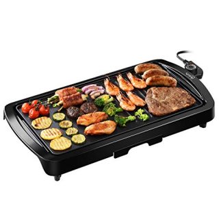 IKICH Electric Grill Indoor 2-in-1 Pancake Griddle