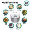 Aroma Housewares Ceramic Rice Cooker/Multicooker, White - Image 2