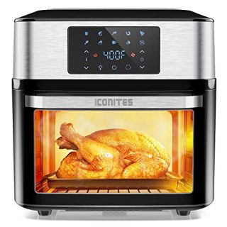 10-in-1 Air Fryer Oven, 20 Quart Airfryer Toaster Oven Combo
