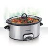 Crock-Pot Smart-Pot 6-Quart Slow Cooker, Brushed Stainless Steel - Image 5