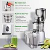AMZCHEF Slow Juicer – Cold Press Masticating Juicer for Fruits & Vegetables 🍎🥕 - Image 2