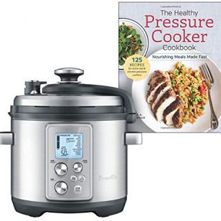 Breville BPR700BSS Fast Slow Pro 6 Quart Multi Function Cooker Bundle with"The Healthy Pressure Cooker Cookbook Nourishing Meals Made Fast" Cookbook - Stainless Steel