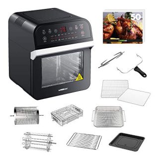 15-in-1 Electric Air Fryer Oven w/Rotisserie and Dehydrator