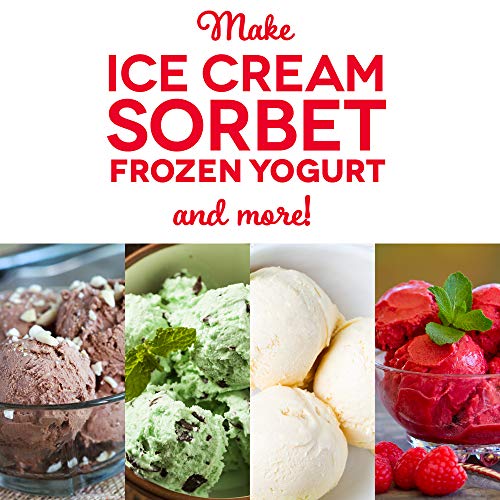 Dash DIC001RD Deluxe Ice Cream Frozen Yogurt & Sorbet Maker Best Offer ...