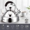 Teapot with Cool Touch Ergonomic Handle and Straight Pour Spout - Image 6