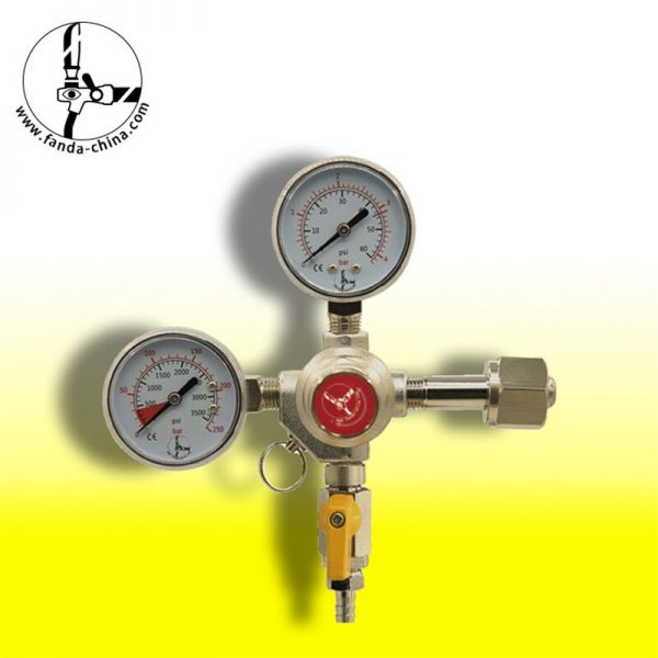Pressure Reducer homebrew Co2 Regulator Dual Gaug - Image 2