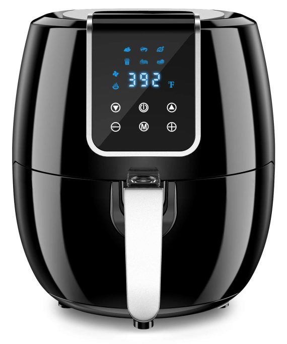 6-in-1 7 Quart Air Fryer, 1800-Watt Hot Airfryer Oven with LCD Digital Screen and Temperature Control, ETL Certified