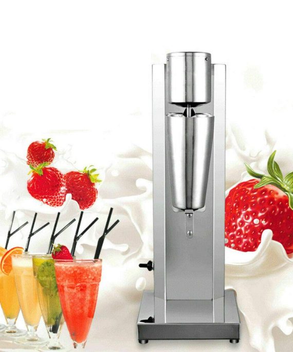 Electric Milkshake Maker,110V Drink Mixer Machine Smoothie Malt Blenders 180W Stainless steel Milk Shaker for Strawberry Milkshake 650ml 60Hz Commercial Ice Cream Maker with English Manual USA STOCK