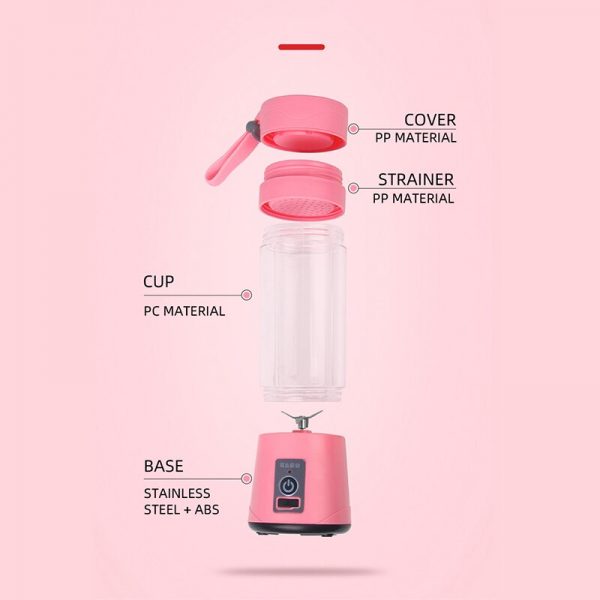 380ML Portable Juicer Extractor Blender USB Smoothie Blender - Image 5