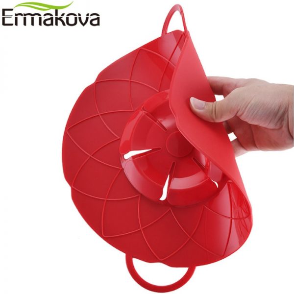 Spill Stopper Silicone Lid Cover Pot - Image 4