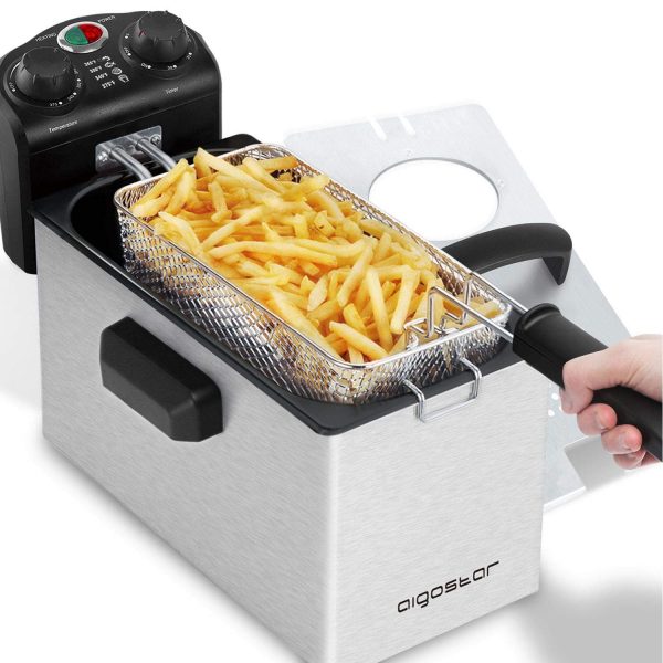 3L Electric Deep Fat Fryers with Removable Basket