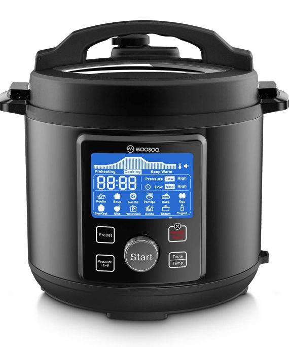 MOOSOO 12-in-1 Electric Pressure Cooker