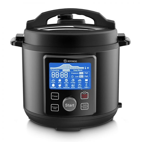 MOOSOO 12-in-1 Electric Pressure Cooker