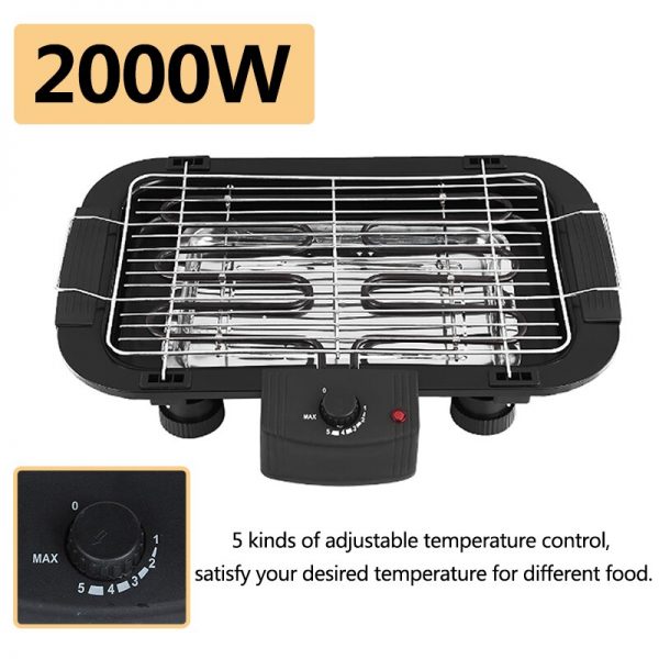 Outdoor Portable Smokeless Electric Pan Grill BBQ - Image 5