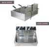 Double Oil Cylinder Electric Deep Fryer French Fries - Image 3