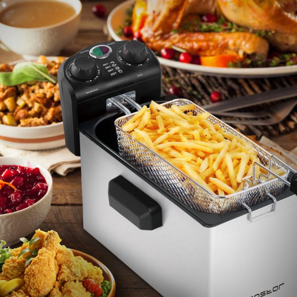 3L Electric Deep Fat Fryers with Removable Basket - Image 7