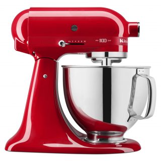 KitchenAid KSM180QHSD 100 Year Limited Edition Queen of Hearts Stand Mixer, Passion Red