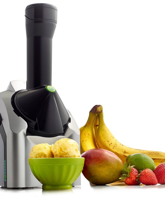 Yonanas Classic Original Healthy Dessert Fruit Soft Serve Maker Creates Fast Easy Delicious Dairy Vegan Alternatives to Ice Cream Frozen Yogurt Sorbet Includes Recipe Book BPA Free, 200-Watt, Silver