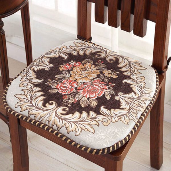 European Jacquard Chair Cushion Home Decor Chair - Image 4