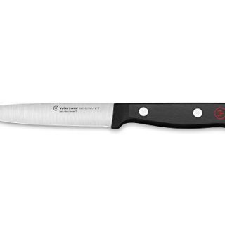 WÜSTHOF Gourmet Four Inch Utility Knife | 4" German Utility Knife | Precise Laser Cut High Carbon Stainless Steel Utility Knife – Model