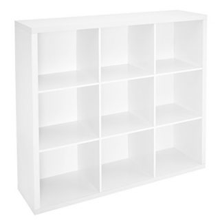 ClosetMaid 1110 Decorative 9-Cube Storage Organizer, White