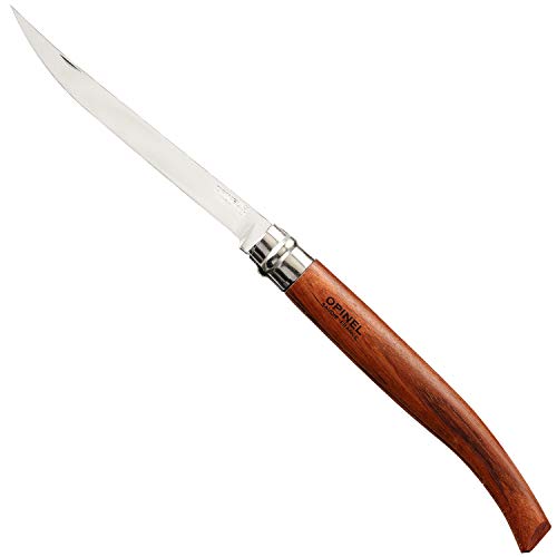 Opinel Slim Series Folding Fillet Knives - Wood Handles/Stainless Steel Blades