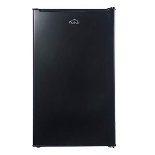 Walsh WSR35BK Compact Refrigerator, Single Door Fridge, Adjustable Mechanical Thermostat with Chiller, Reversible Doors, 3.5 Cu.Ft, Black