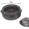 Korean Premium Ceramic Stone Bowl with Lid, For Cooking Hot Pot Dolsot Bibimbap and Soup (9in) - Image 2