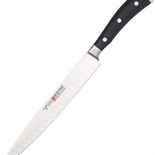Wusthof 4504-7/23 Classic IKON Carving Knife, One Size, Black, Stainless