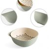 Kitchen Colander 2 in 1 Fruit and Vegetable Strainer Bowl Sets - Image 7