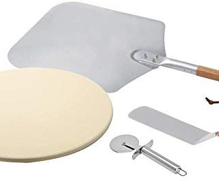 Pizza Grilling Tool Kit with Wooden Handle