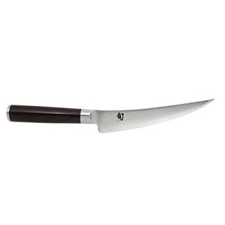 Shun Cutlery Classic Boning and Fillet Knife; 6-inch High-Performance, Double-Bevel Steel Blade; Luxurious, Hand-Crafted Japanese Knife Provides Flawless Aesthetic and Close, Controlled Cut or Fillet